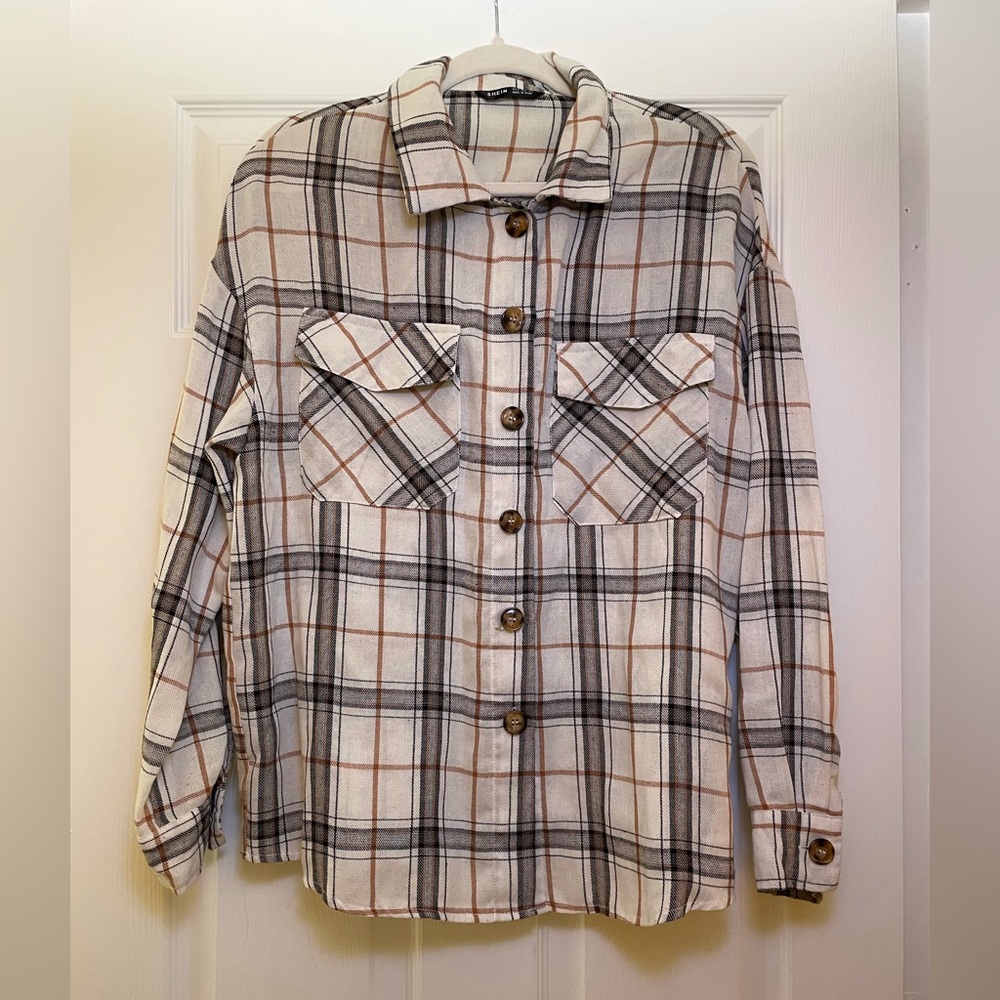 Shein Women Medium Light Flannel